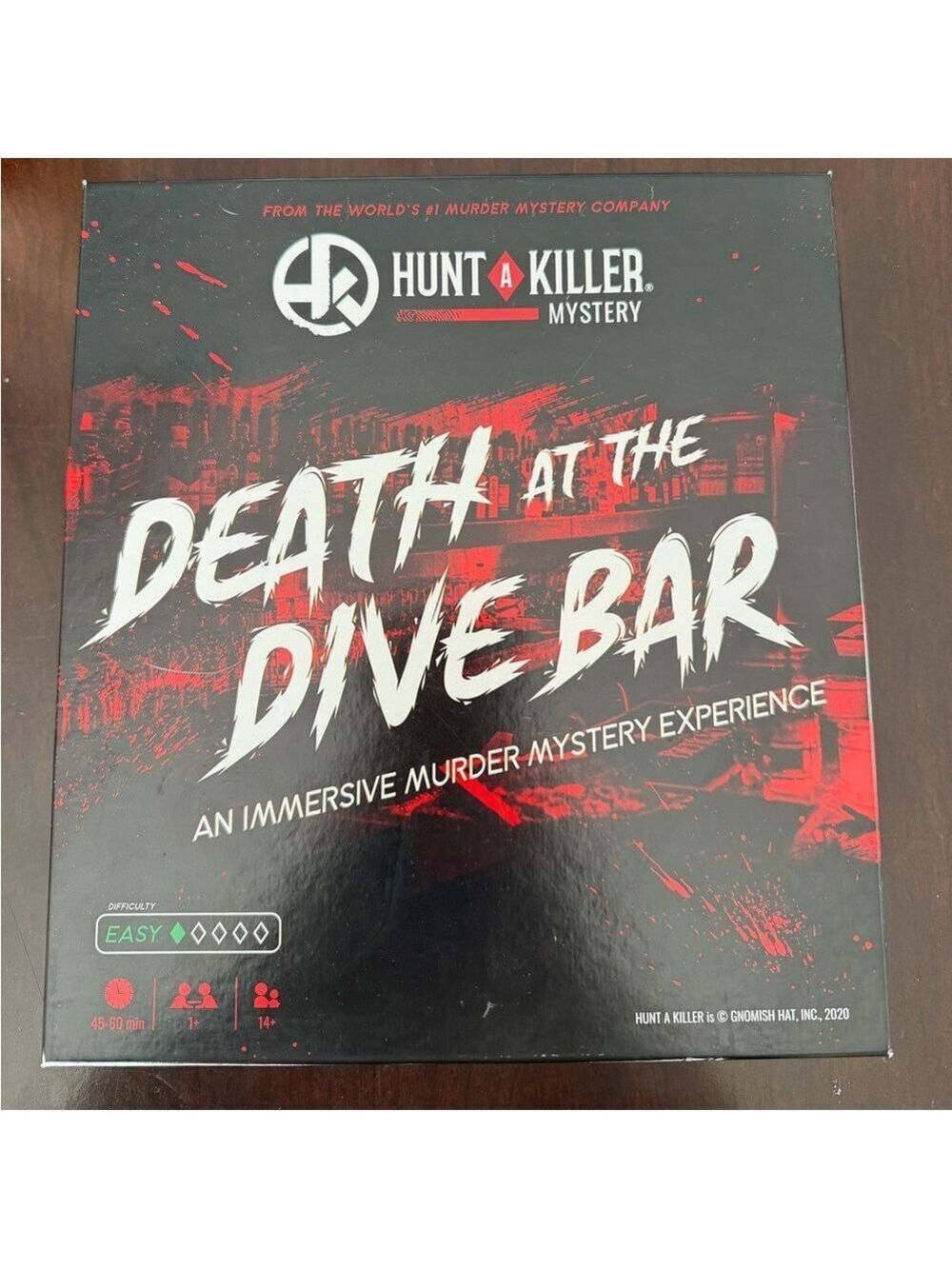 Hunt A Killer Death At The Dive Bar Mystery Game.  Everything to solve in box.